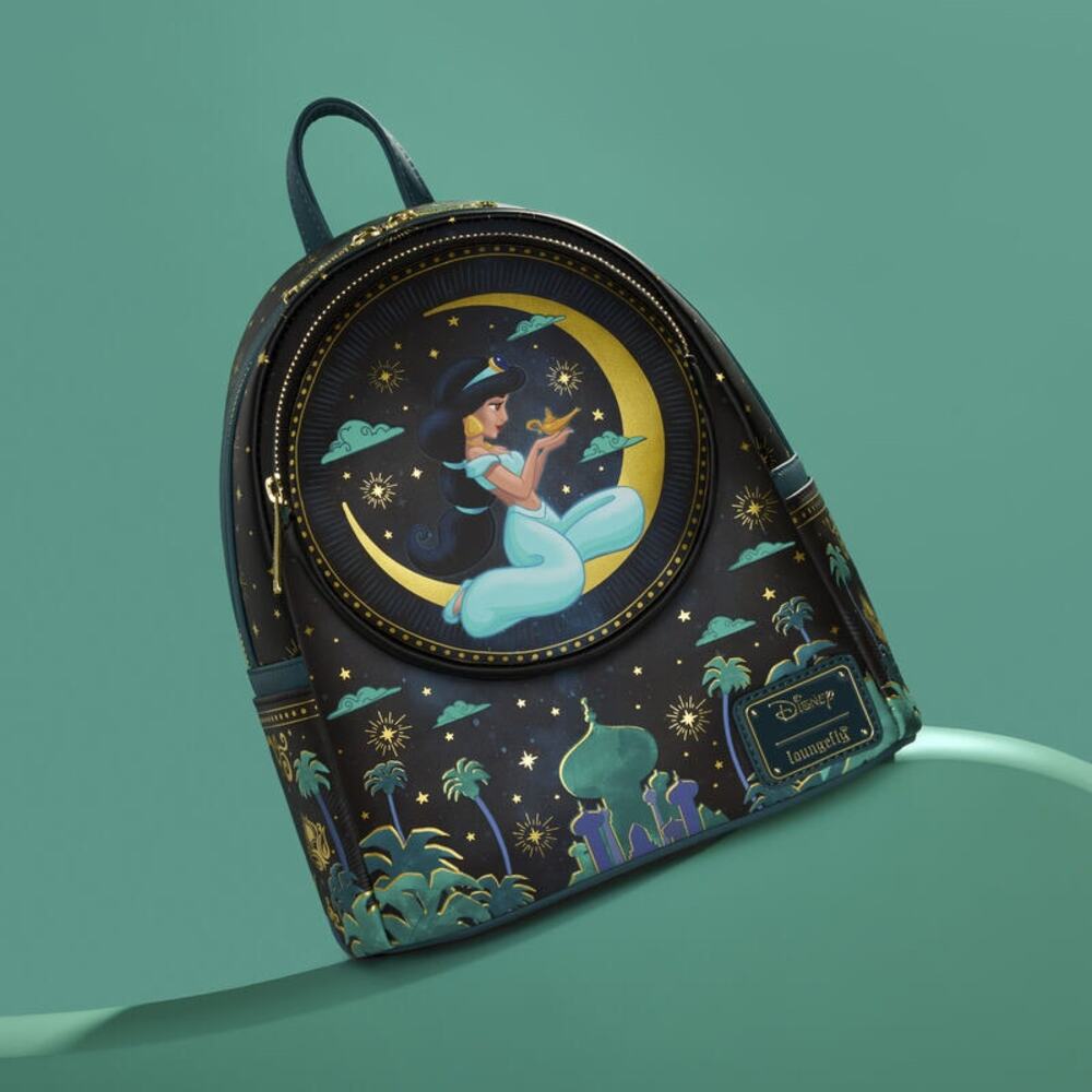 Loungefly Aladdin Exclusive Princess Jasmine Moonlit Palace Mini Backpack NWT! - Picture 2 of 5